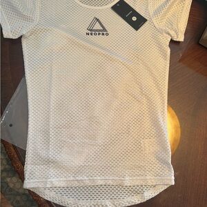 NeoPro Cycling White Mesh Undershirt - Unisex sizing